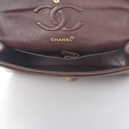Chanel Lambskin Medium Double Flap Brown 6 of 17