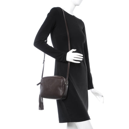 Saint Laurent Lambskin Monogram Small Lou Camera Bag Black Tulipe 2 of 7