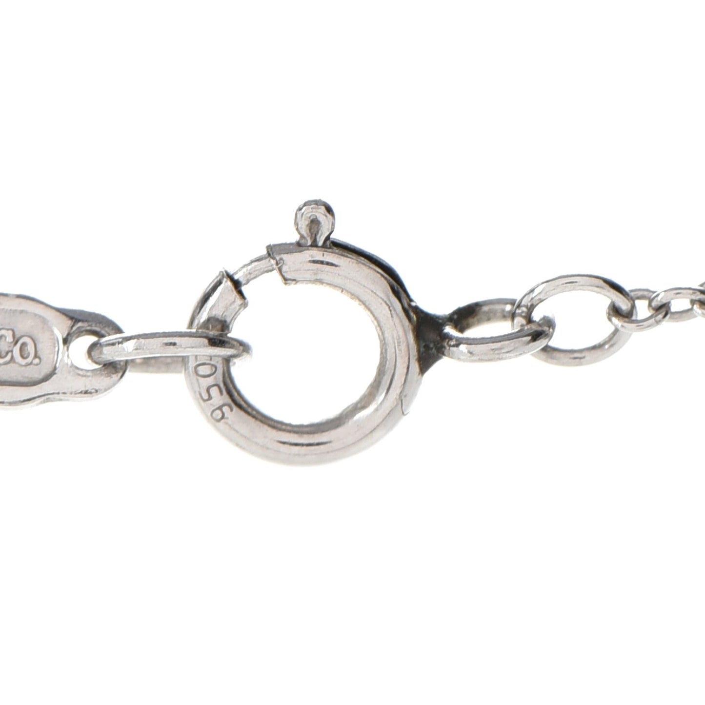 Platinum Diamond Jazz Swing Drop Pendant Necklace