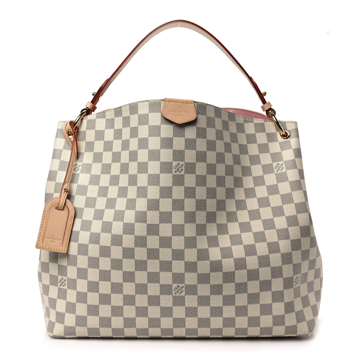 Damier Azur Graceful MM Rose Ballerine