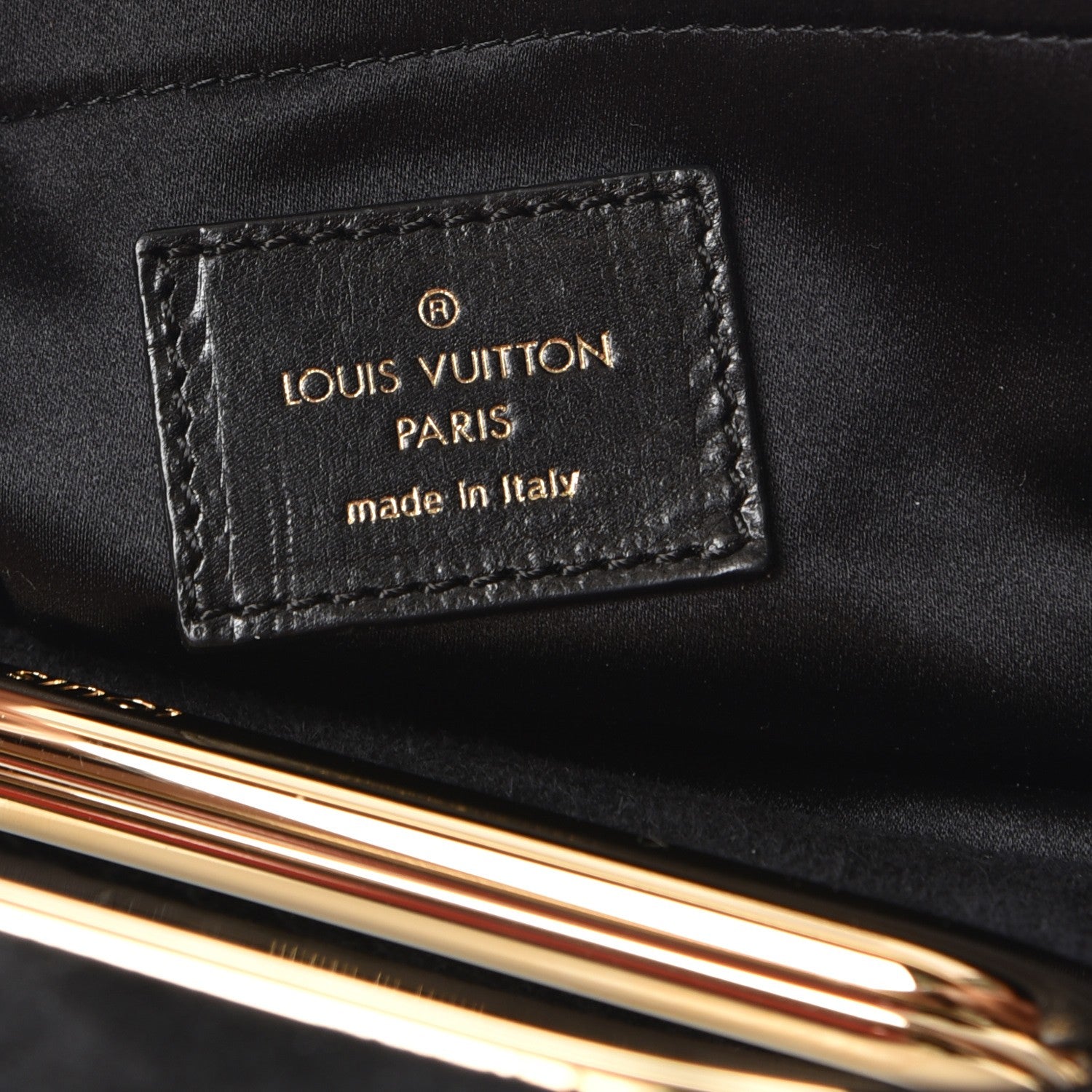 Louis Vuitton Suede Monogram Motard Afterdark Clutch Black 7 of 8