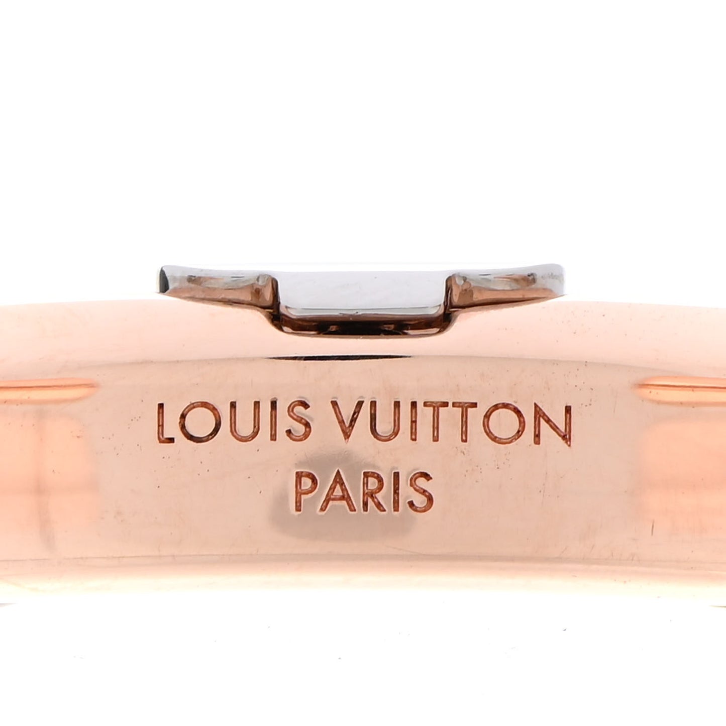 Resin Daily Monogram Bracelet M Pink Gold