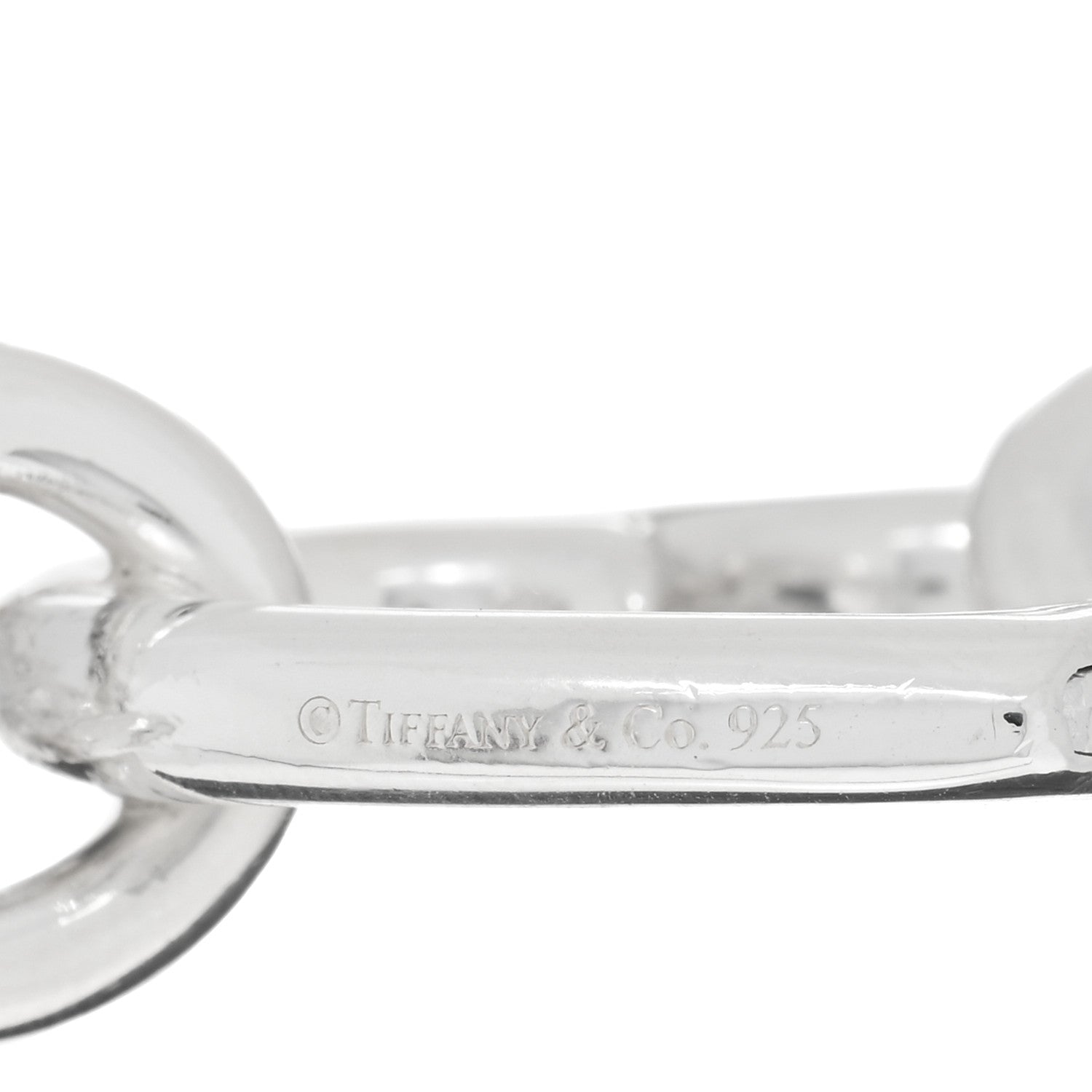Tiffany Sterling Silver Open Heart Clasp Bracelet 3 of 3