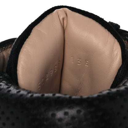 Gucci X SEGA Calfskin Suede Technical Canvas Womens Flashtrek High-Top Sneakers 35 Black 7 of 9