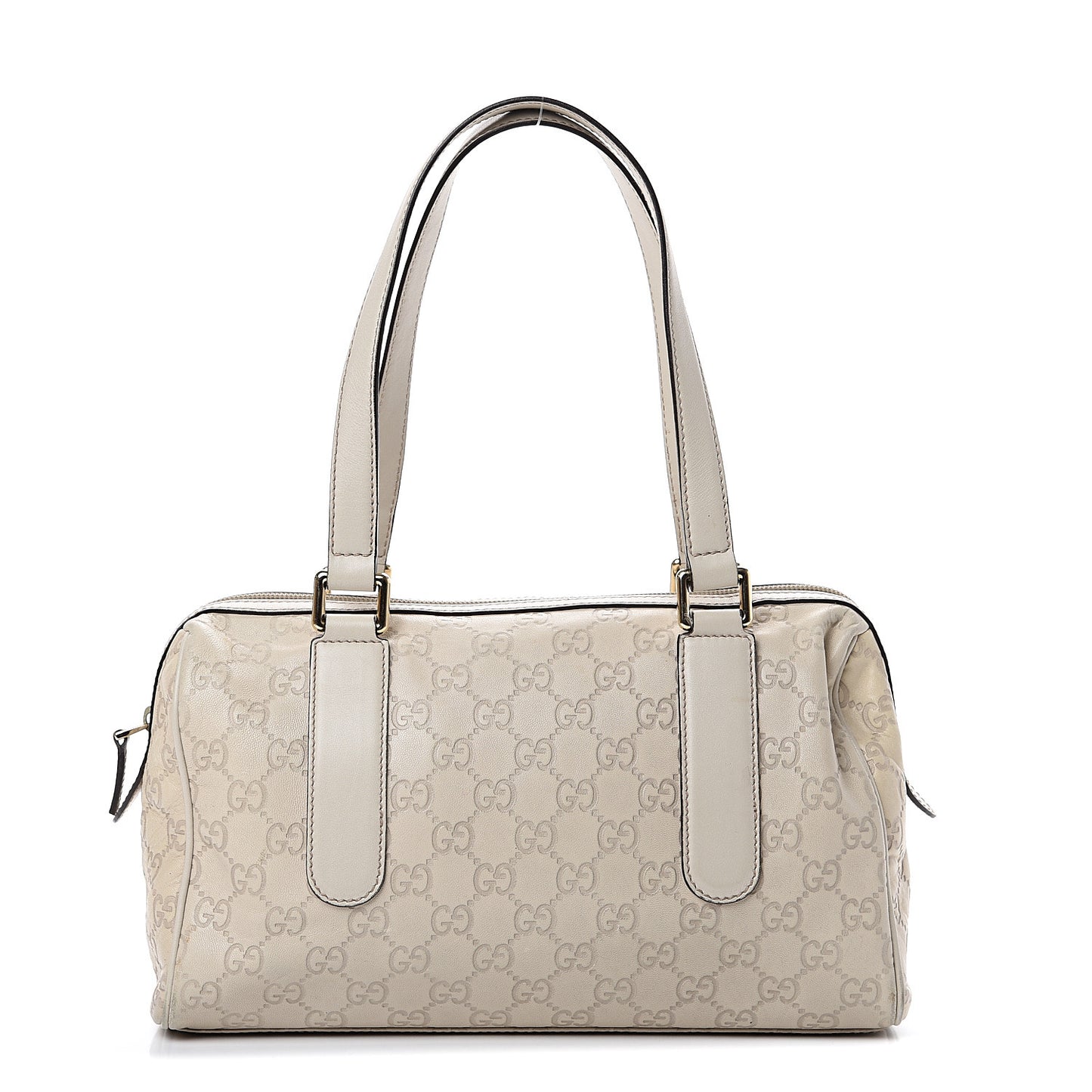 Guccissima Small Boston White