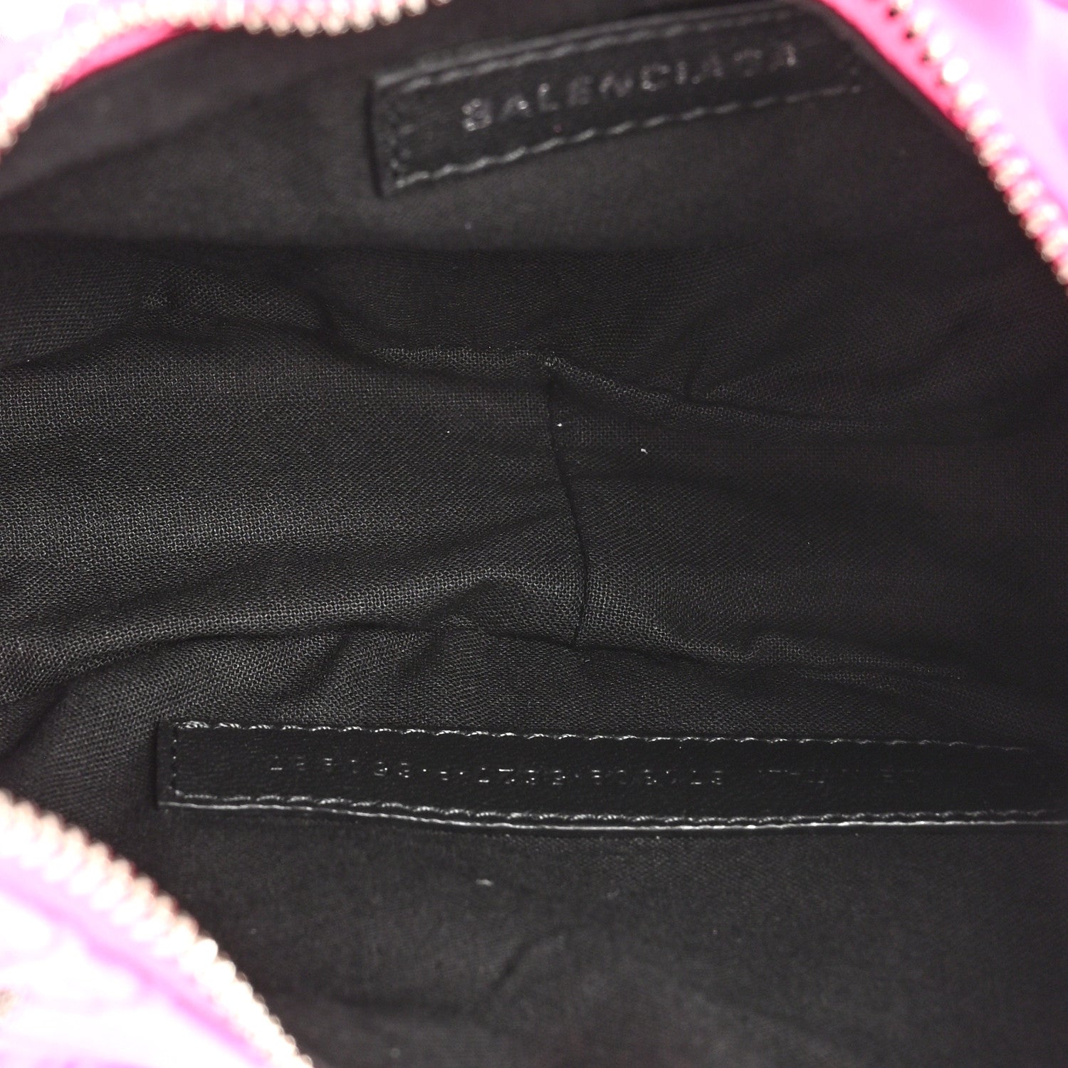 Balenciaga Ruffled Jersey Le Cagole Shoulder Bag XS Fluo Pink 5 of 9