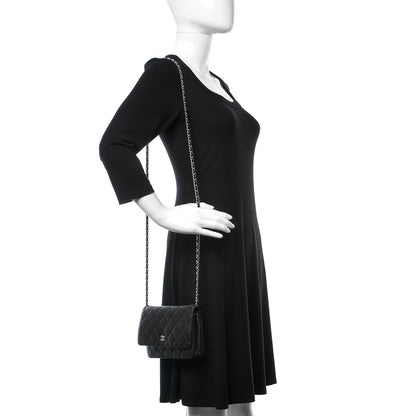 Chanel Caviar Quilted Wallet On Chain WOC Black 2 of 10