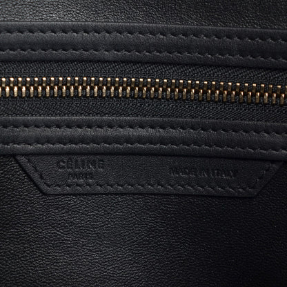 Celine Smooth Calfskin Micro Luggage Black 8 of 9