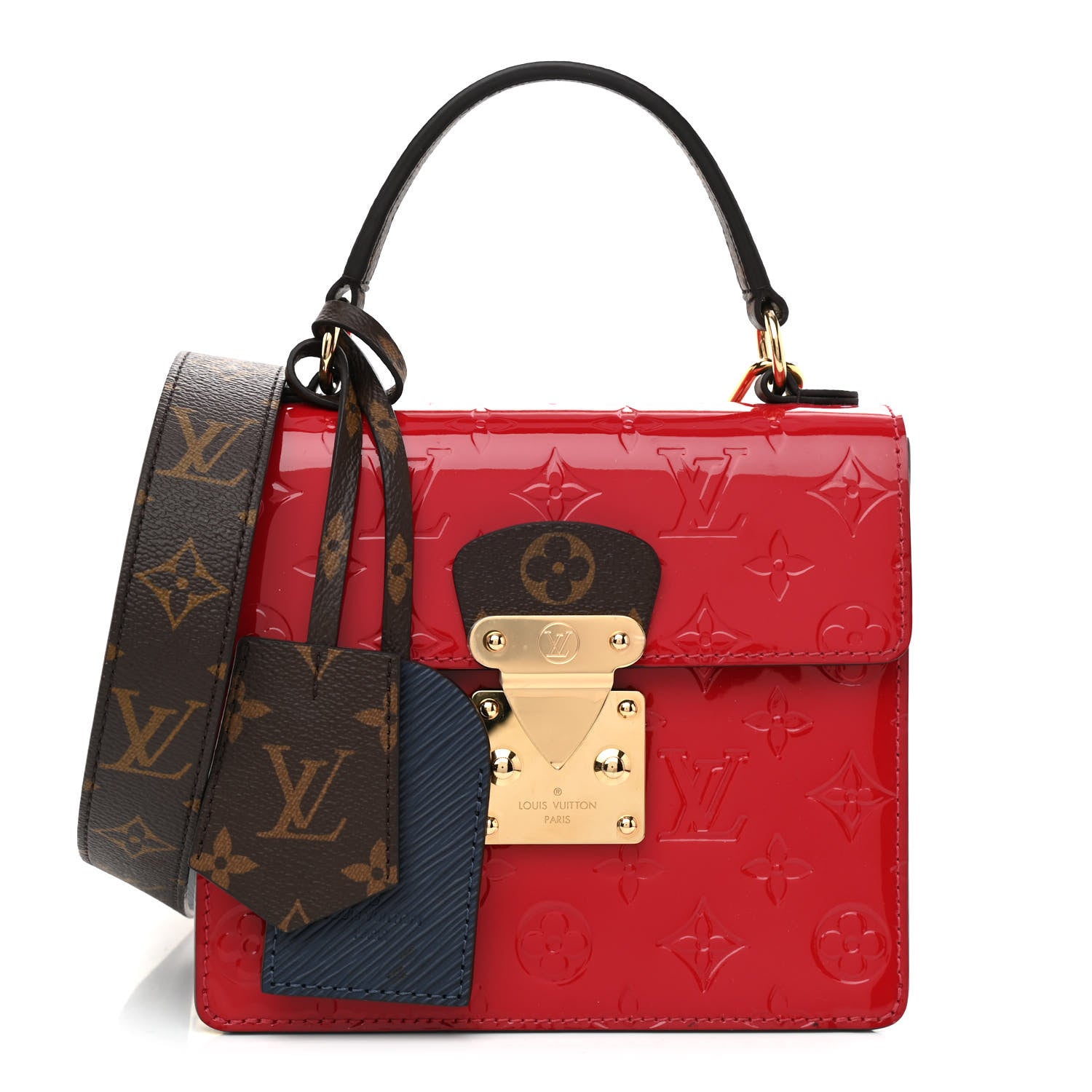 Louis Vuitton Vernis Epi Monogram Spring Street Scarlet 1 of 7
