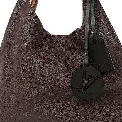 Louis Vuitton Mahina Carmel Hobo Chocolate 7 of 10