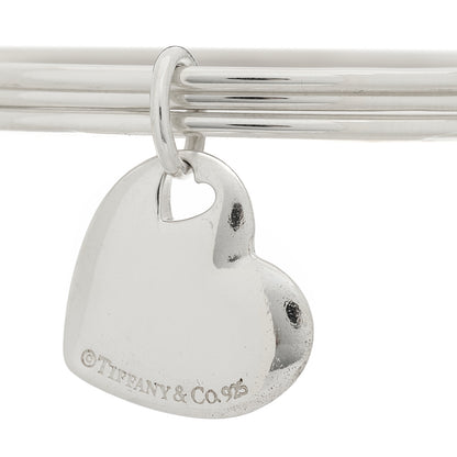 Tiffany Sterling Silver Heart Triple Bangle Bracelet 4 of 4