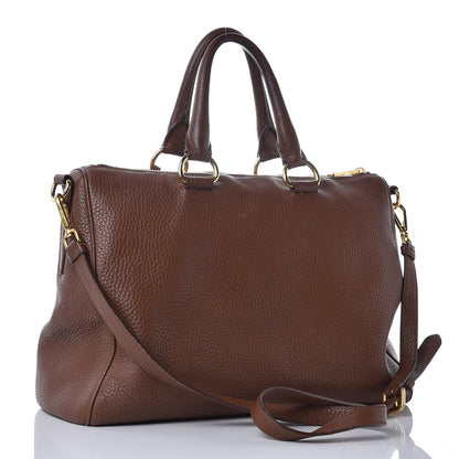 Prada Vitello Daino Shopping Tote Bruciato 3 of 17