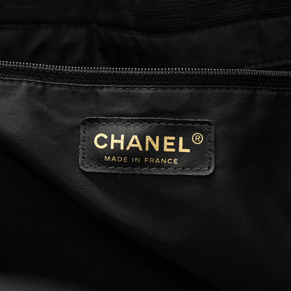 Chanel Nylon Medium Travel Tote Black 5 of 11