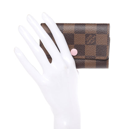 Louis Vuitton Damier Ebene Multicles 6 Key Holder Rose Ballerine 2 of 8