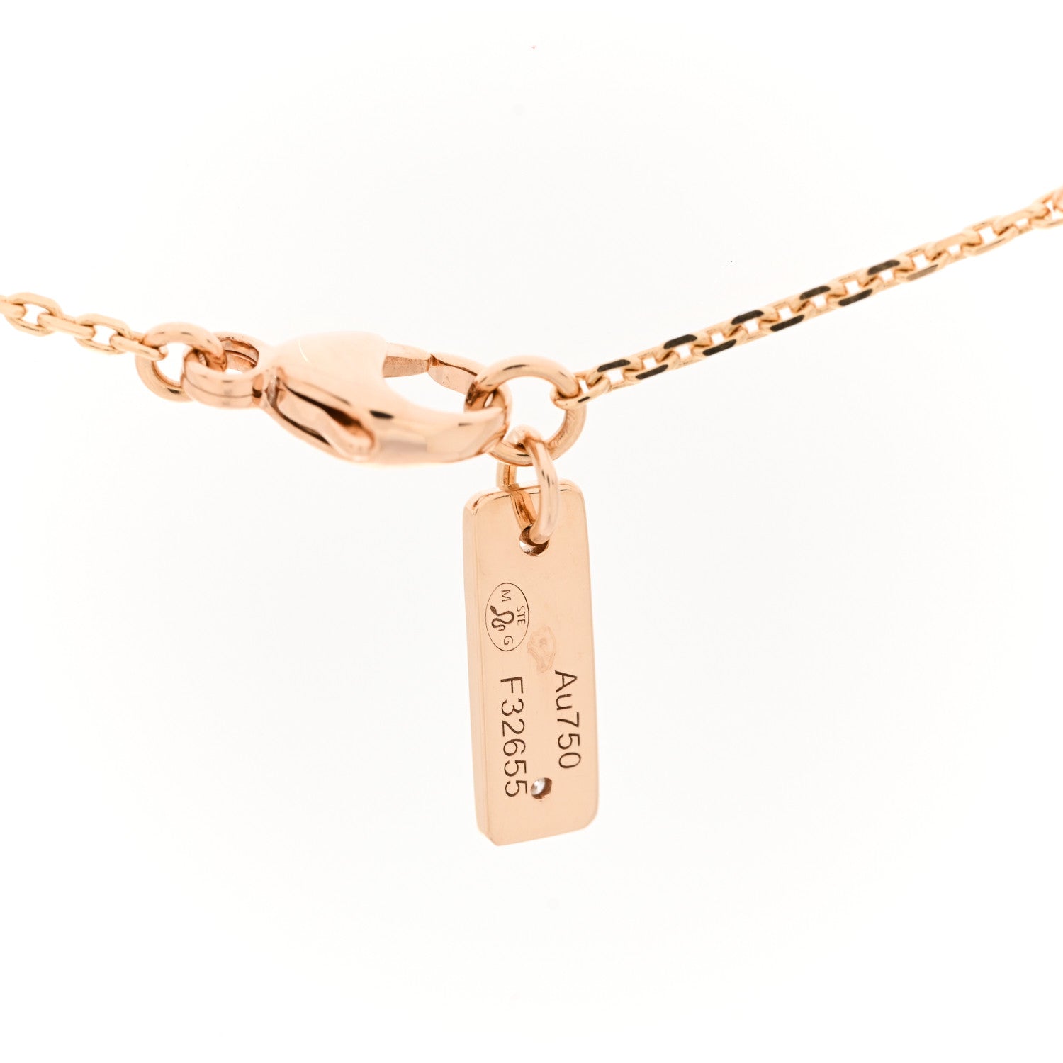Messika 18K Rose Gold Diamond Move Uno Pave Necklace 5 of 5