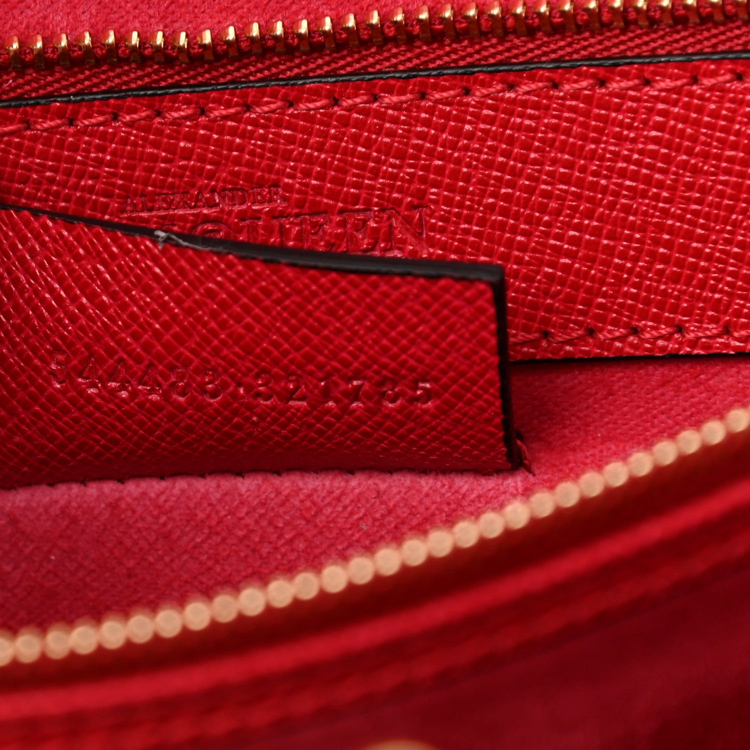 Alexander McQueen Saffiano Heroine Open Tote Red 8 of 16