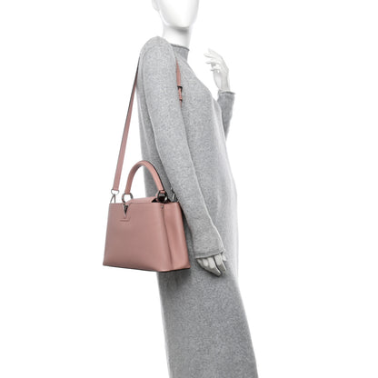 Louis Vuitton Taurillon Capucines PM  Magnolia 2 of 10