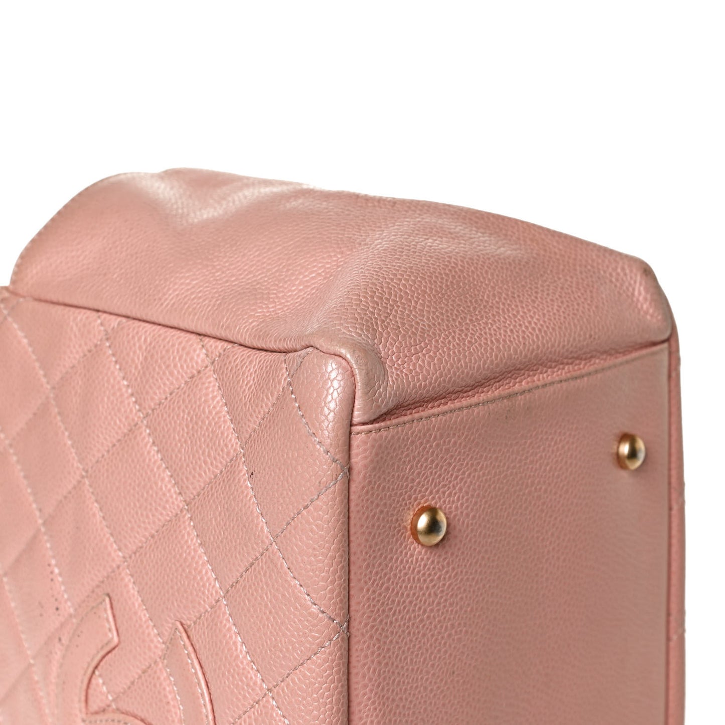 Caviar Quilted Petit Timeless Shopping Tote PTT Pink