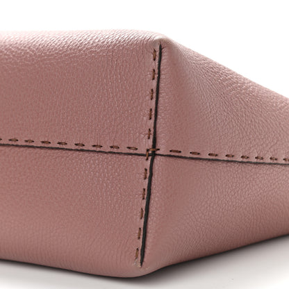 Fendi Cuoio Romano Selleria Bi-Color Carla Shopping Tote English Rose Camelia 8 of 11