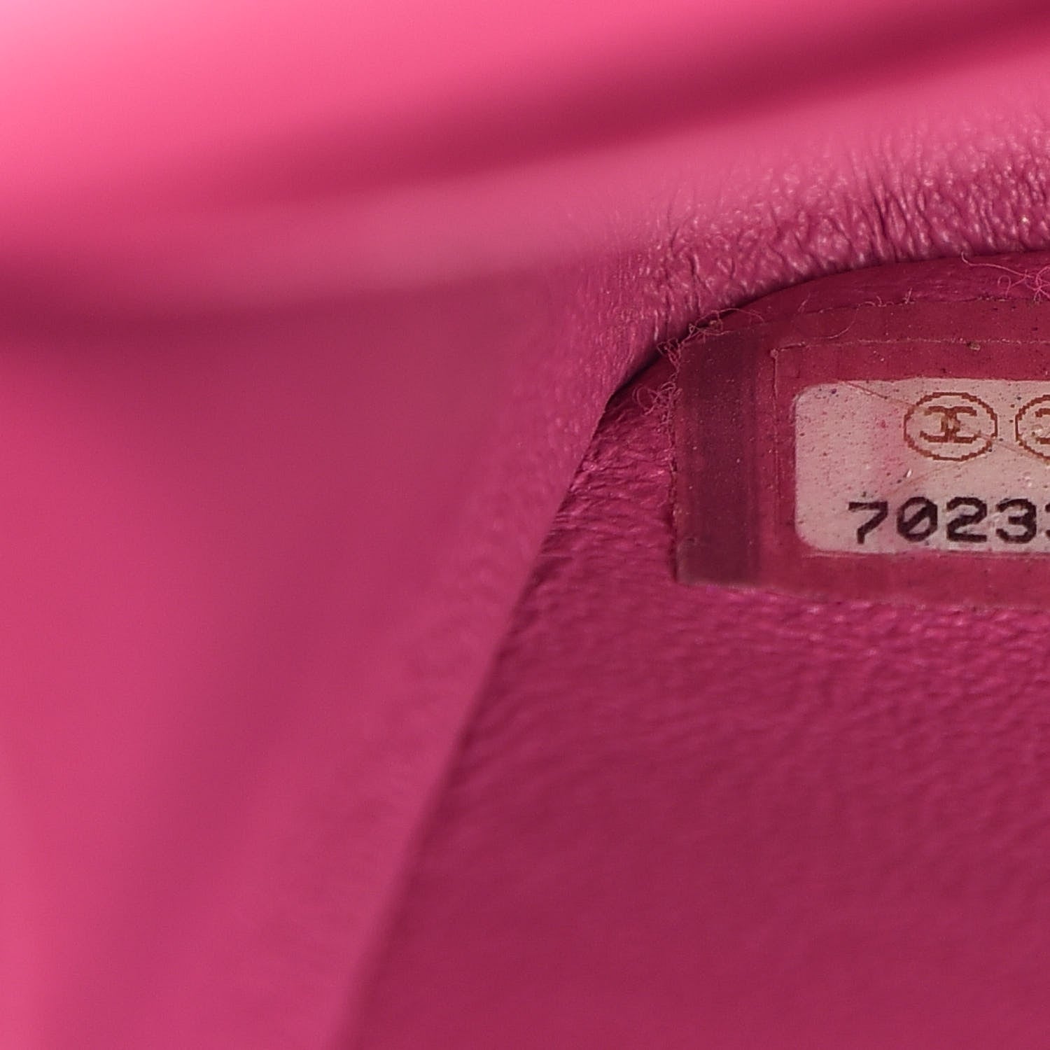 Chanel Lambskin Quilted Medium Double Flap Dark Pink 7 of 10