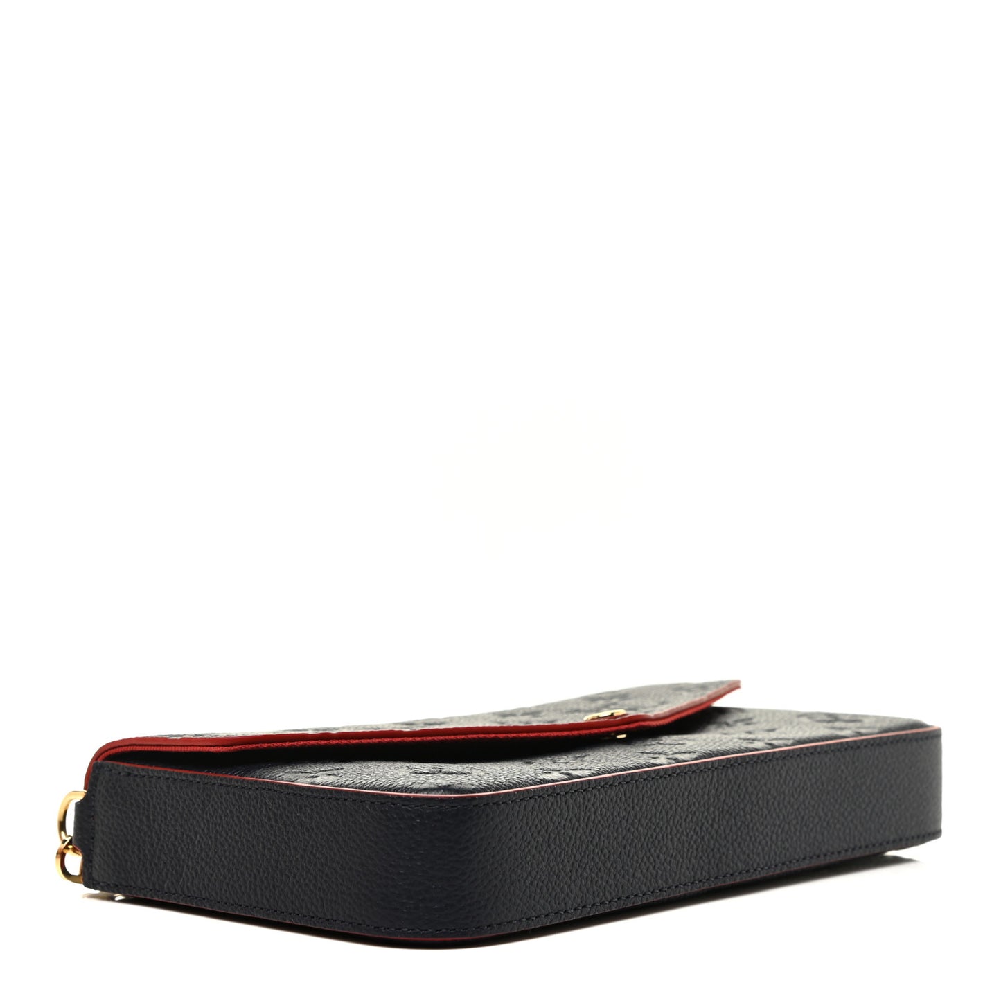 Empreinte Pochette Felicie Chain Wallet Marine Rouge