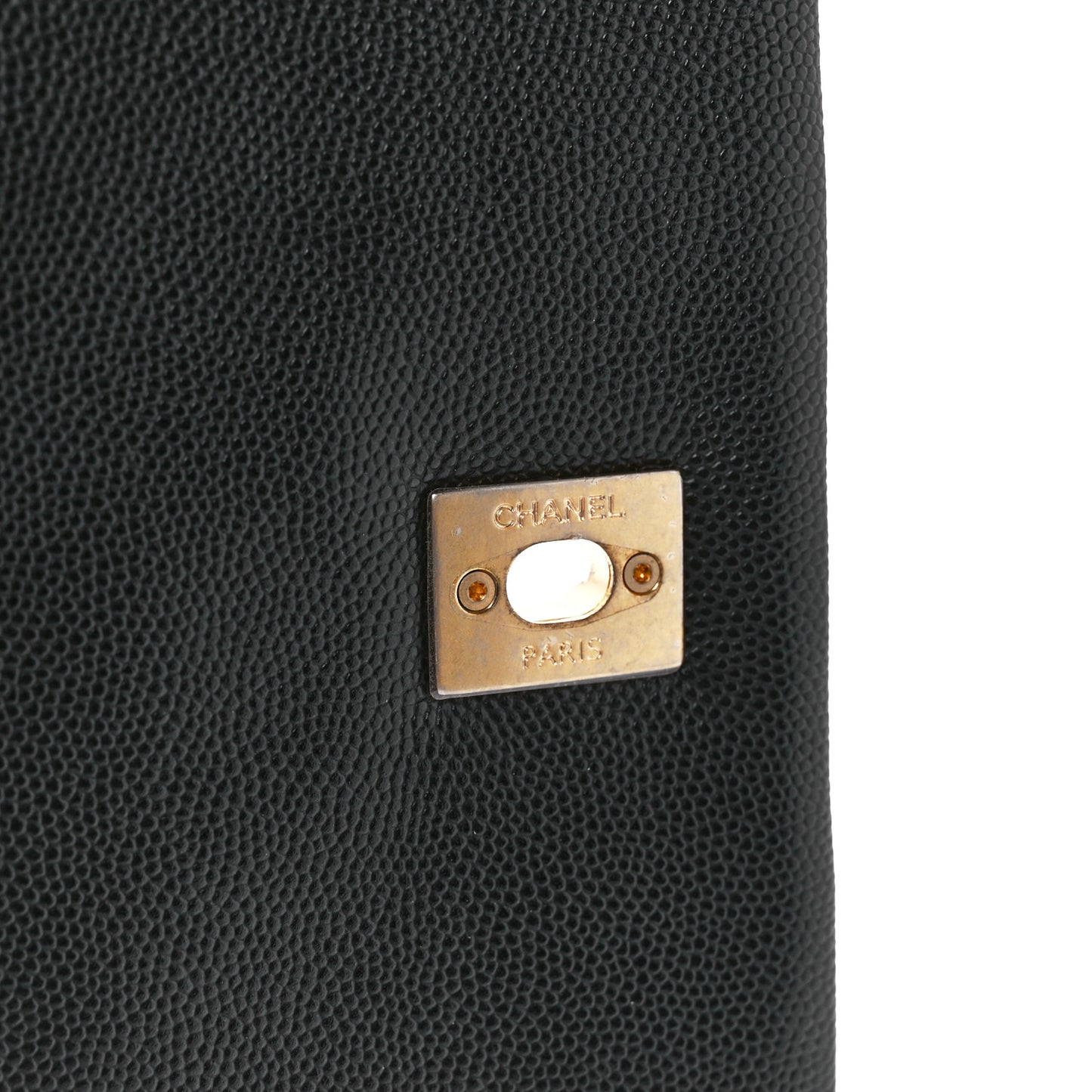 Caviar Quilted Small Coco Handle Flap Black