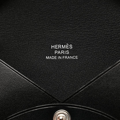 Hermes Box Calvi Card Case Black 7 of 7
