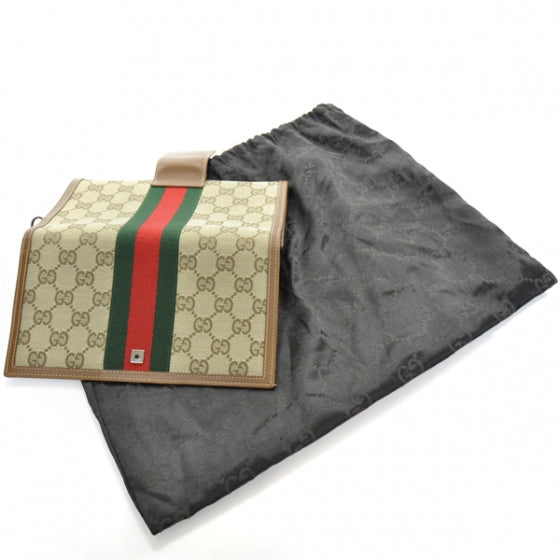 Gucci Monogram Signature Web Continental Wallet 3 of 8