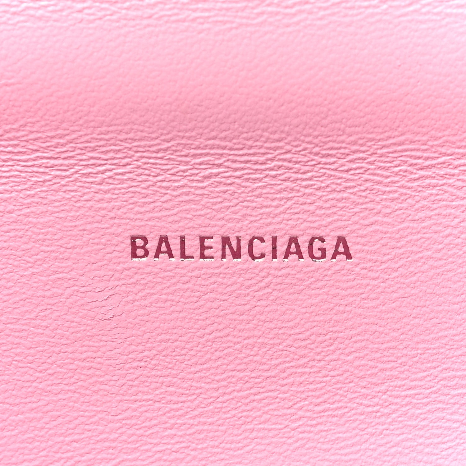 Balenciaga Shiny Box Calfskin Tonal B Hourglass Top Handle Bag XS Candy Pink 6 of 12
