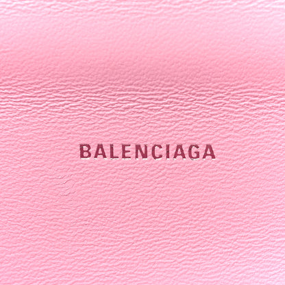 Balenciaga Shiny Box Calfskin Tonal B Hourglass Top Handle Bag XS Candy Pink 6 of 12