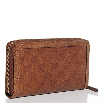 Gucci Guccissima Sukey Zip Around Wallet Brown 3 of 8