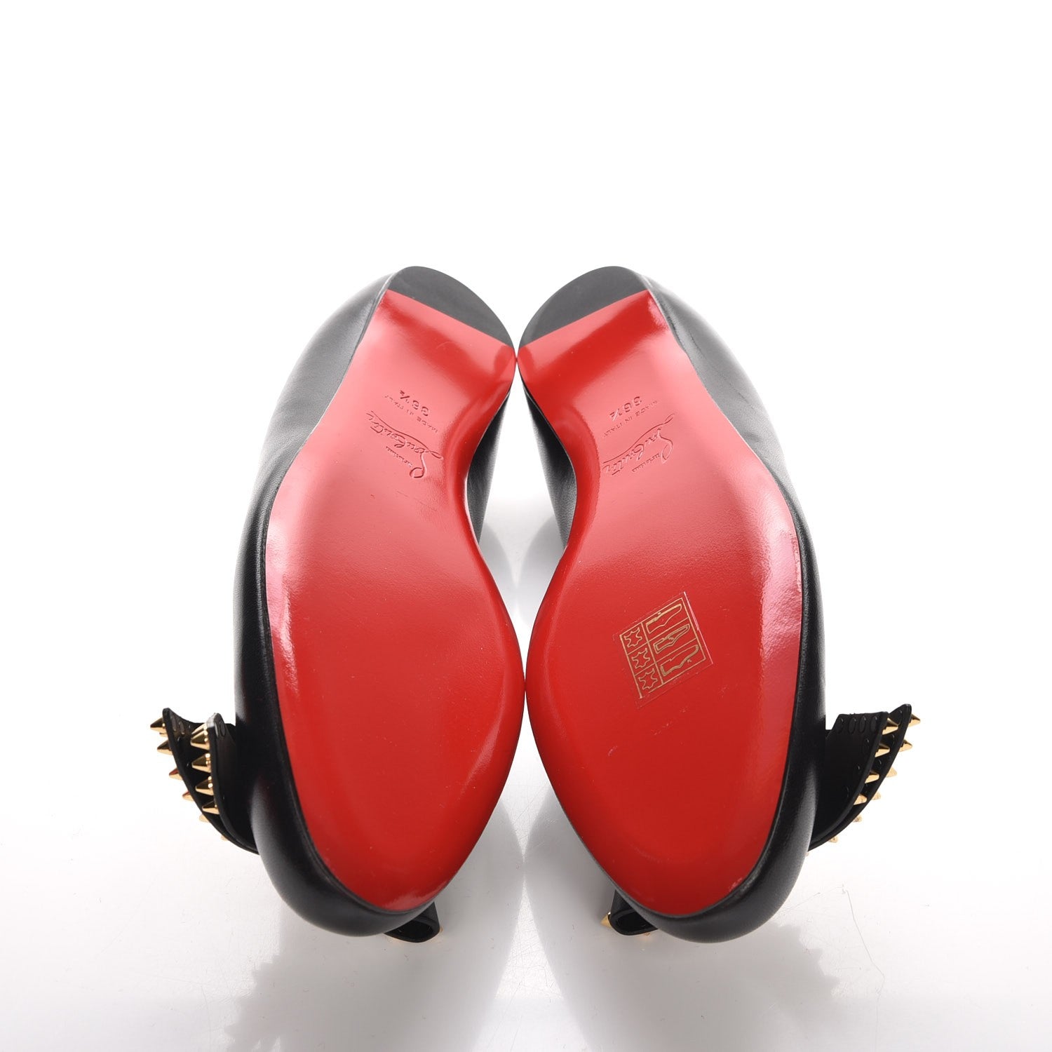 Christian Louboutin Nappa Ballalarina Flats 36.5 Black 5 of 7