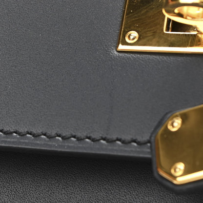 Hermes Sombrero Kelly Sellier 28 Bleu Obscure 11 of 14