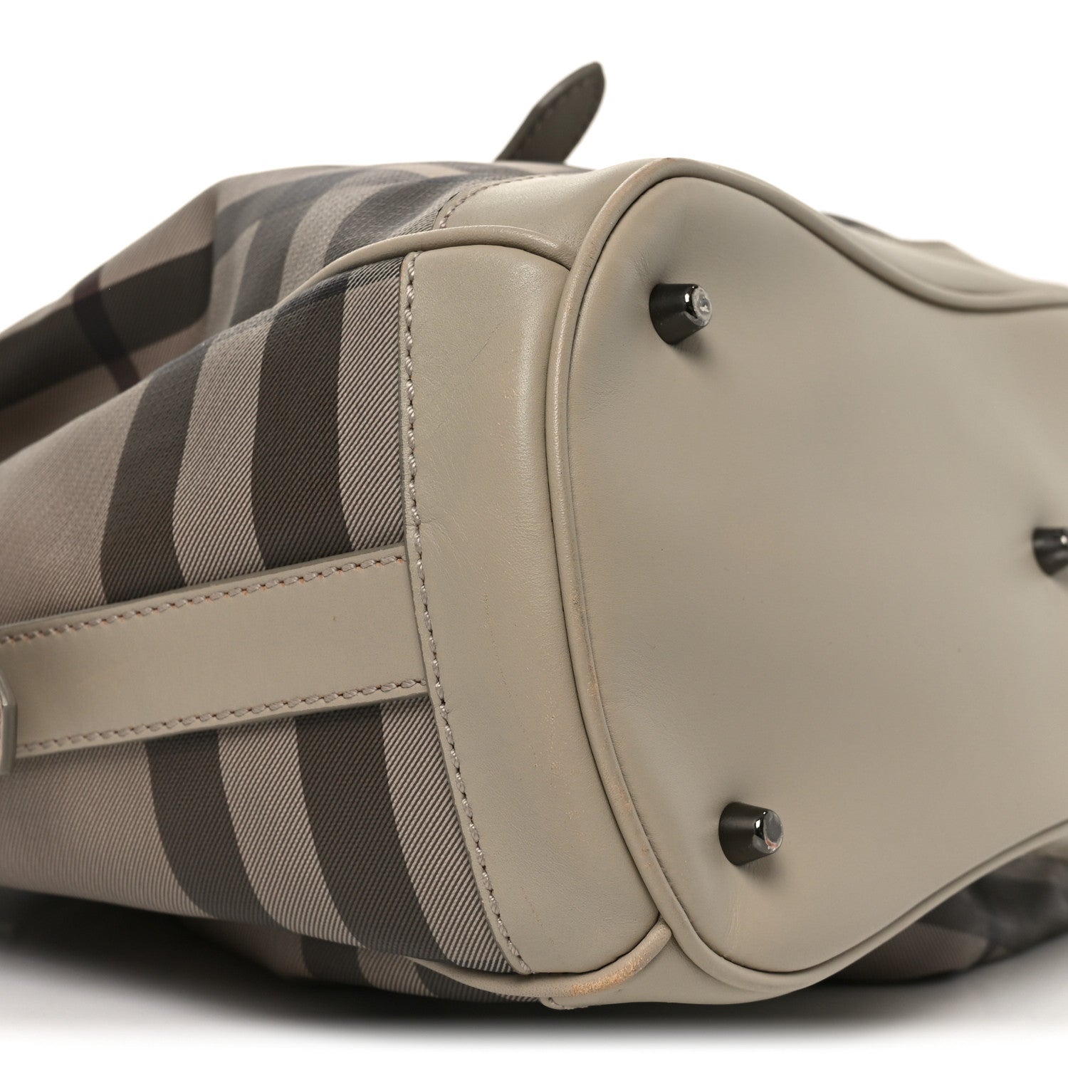 Burberry Smoked Check Medium Walden Belted Hobo Trench 8 of 9