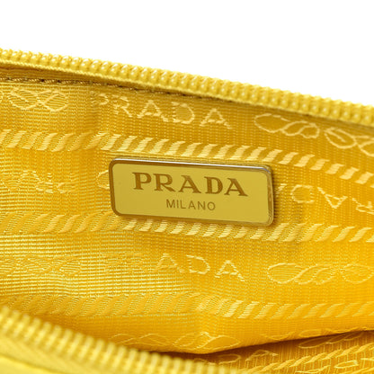Prada Tessuto Nylon Saffiano Wristlet Girasole 6 of 7