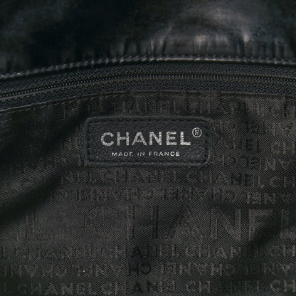Chanel Vinyl XL Coco Cabas Black 7 of 12