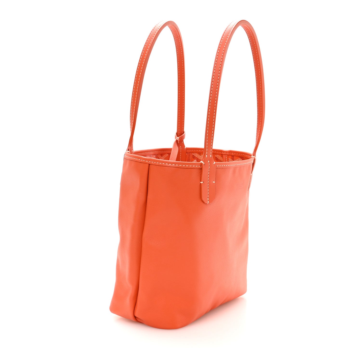Goyardine Reversible Mini Anjou Orange