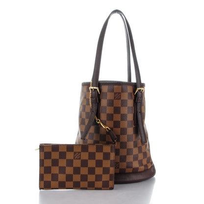 Louis Vuitton Damier Ebene Marais Bucket 23 3 of 10