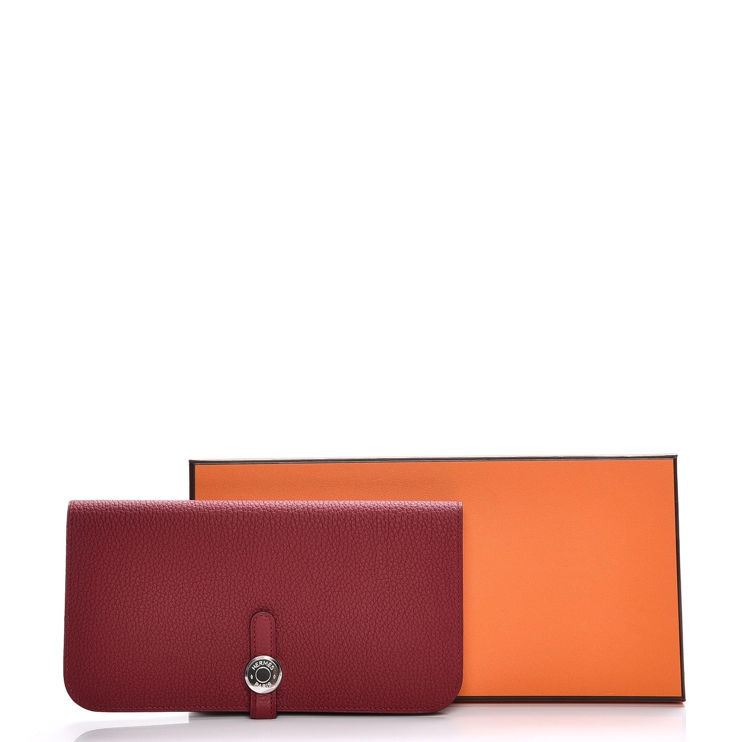 Hermes Togo Dogon Recto Verso Wallet Rubis 8 of 8