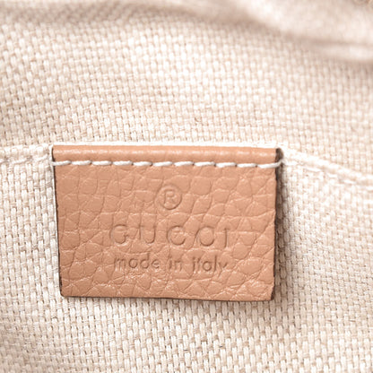 Gucci Pebbled Calfskin Small Soho Disco Bag Rose Beige 6 of 7
