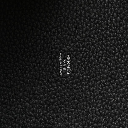 Hermes Taurillon Clemence Picotin Lock 22 MM Black Black 6 of 10