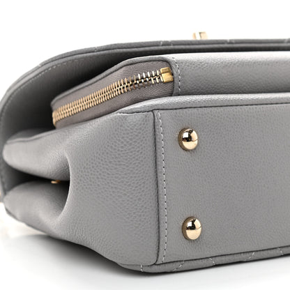 Chanel Caviar Quilted Small Business Affinity Flap Grey 9 of 10