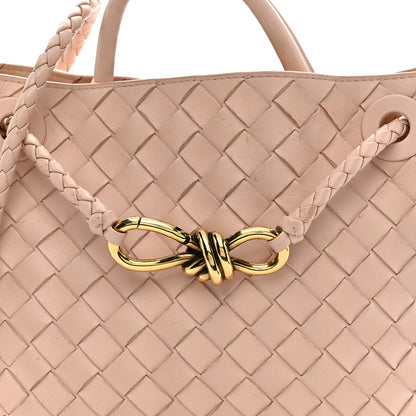 Bottega Veneta Nappa Intrecciato Small Andiamo Shoulder Bag Lotus 7 of 18