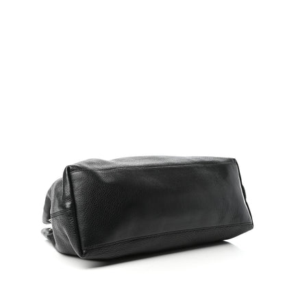 Gucci Pebbled Calfskin Medium Soho Chain Shoulder Bag Black 4 of 9
