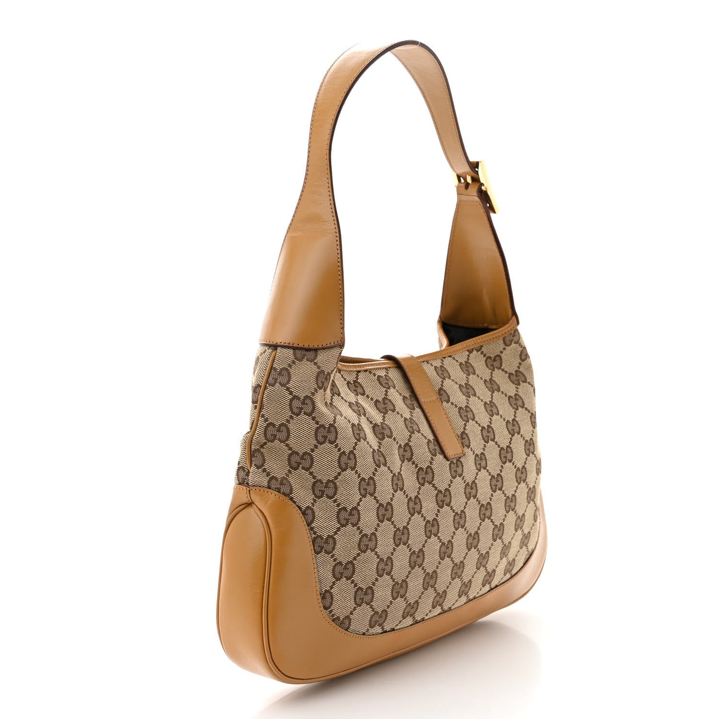 Monogram Web Jackie O Hobo Tan