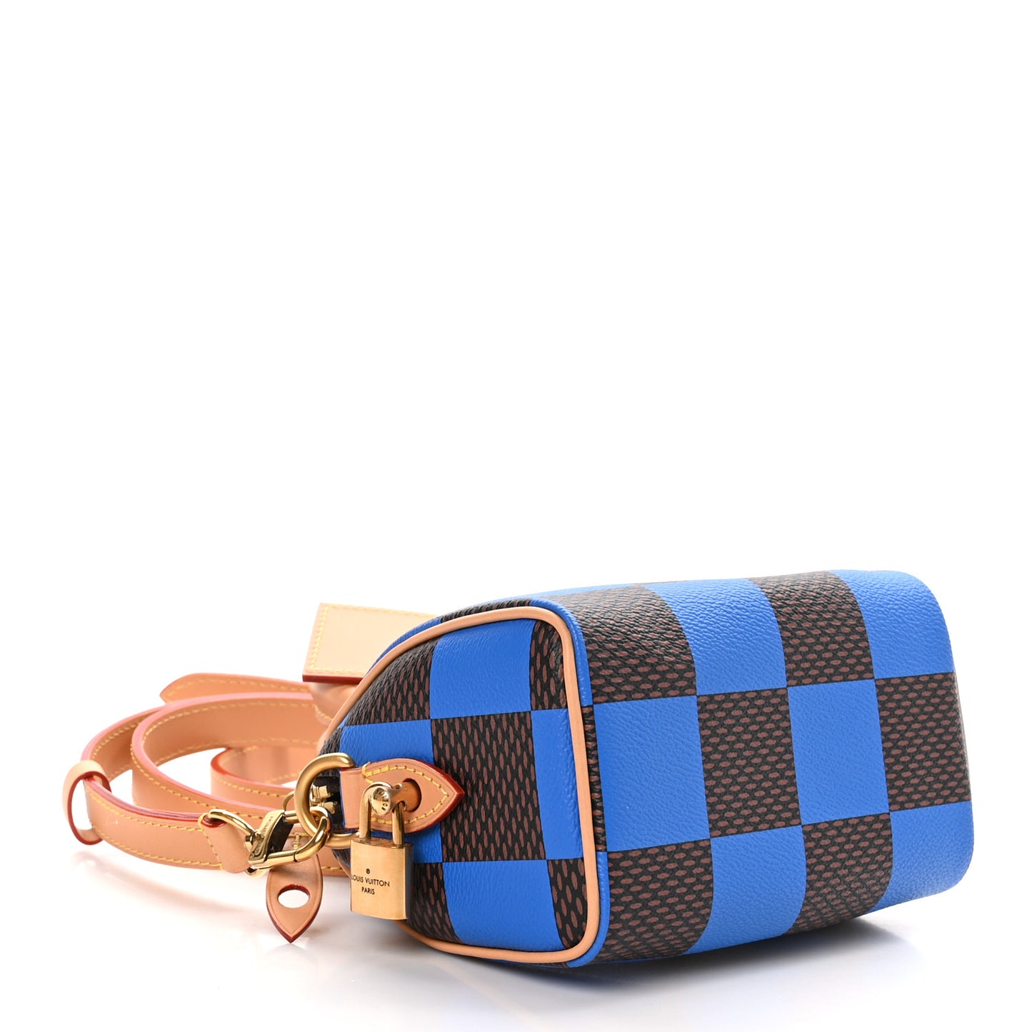 Damier Pop Speedy Bandouliere 18 Blue