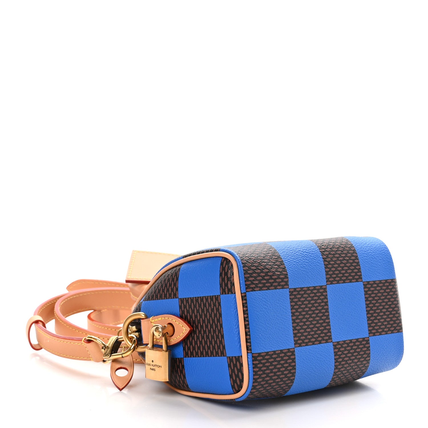 Louis Vuitton Damier Pop Speedy Bandouliere 18 Blue 4 of 9