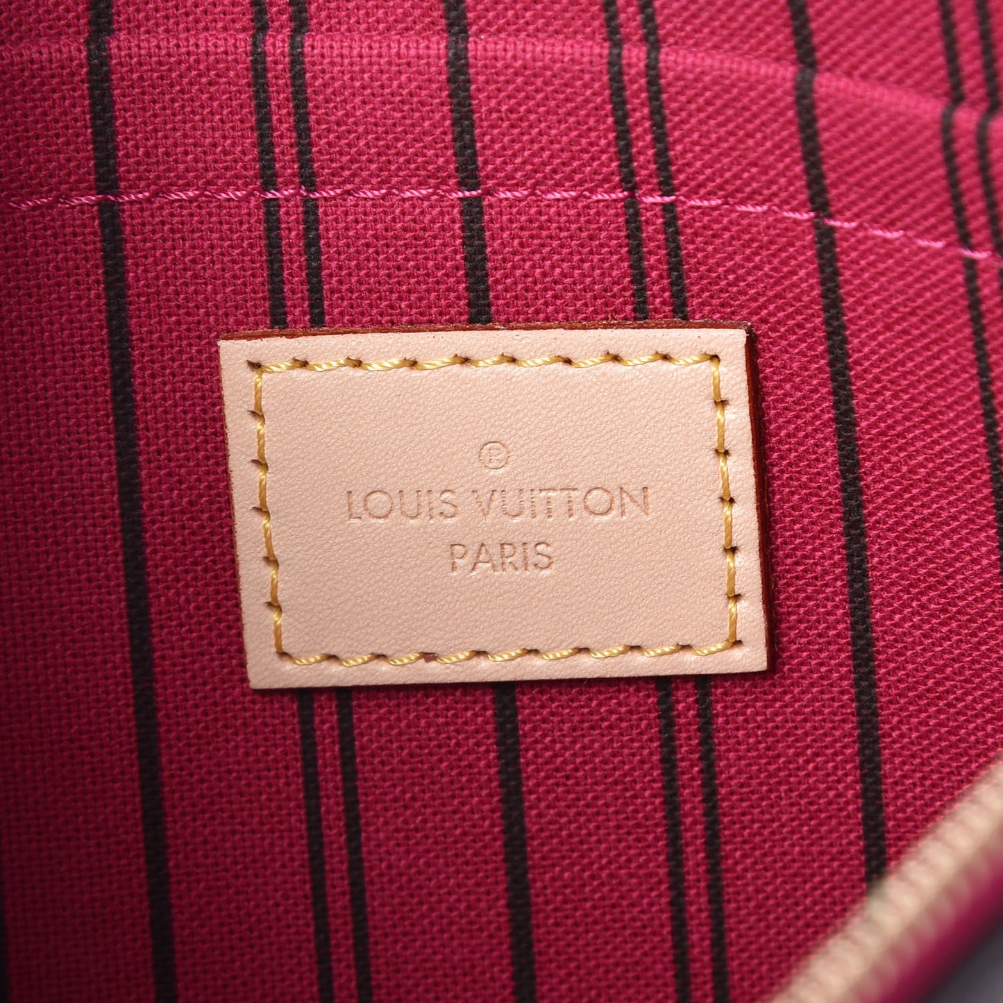 Monogram Neverfull MM GM Pochette Pivoine