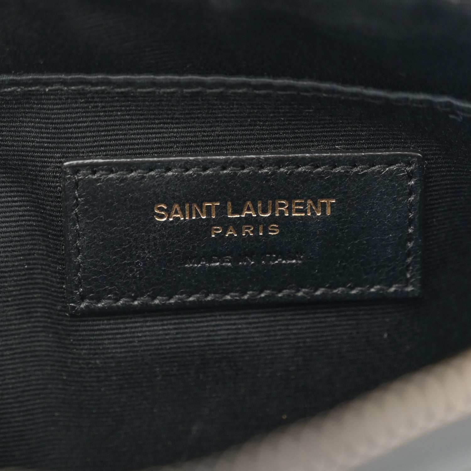 Saint Laurent Calfskin Matelasse Monogram Lou Camera Bag Black 6 of 12