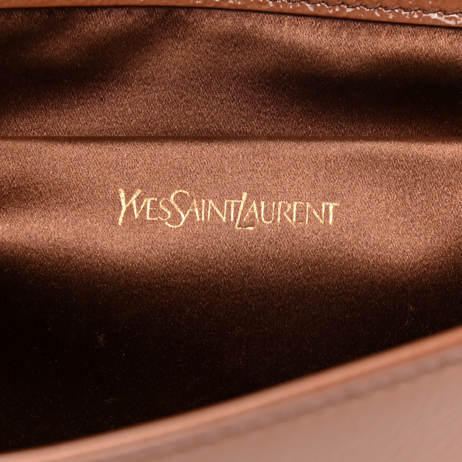 Saint Laurent Patent Calfskin Large Belle De Jour Clutch Nude 6 of 9